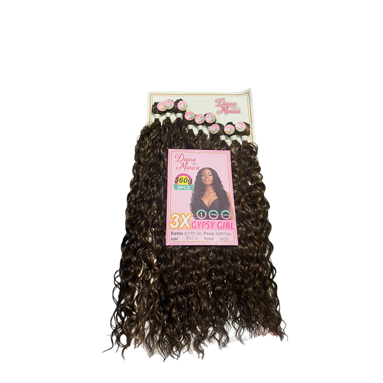 D.M 3X GYPSY GIRL BIO FIBRA 60/65/70CM SP4/27/30